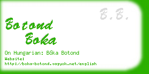 botond boka business card